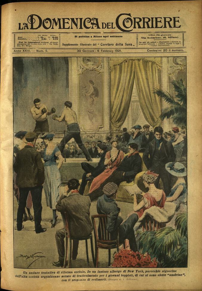 LA DOMENICA DEL CORRIERE. 30 gennaio - 6 febbraio 1921. …