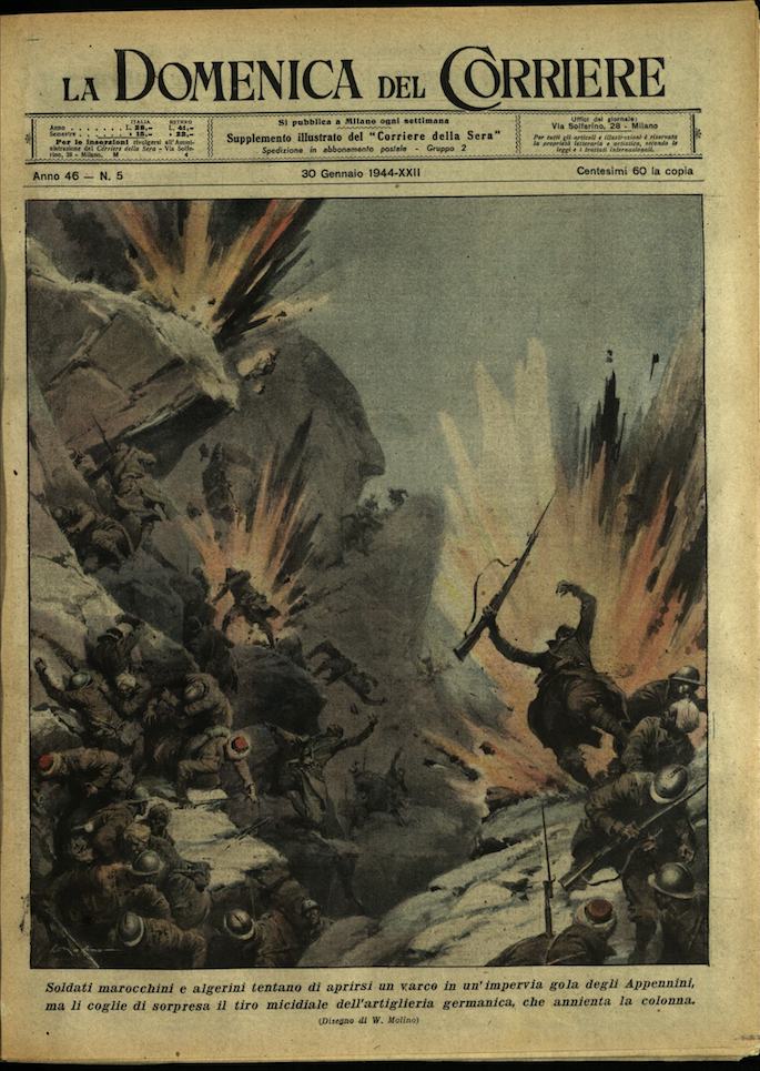 LA DOMENICA DEL CORRIERE. 30 Gennaio 1944. Anno XLVI - …