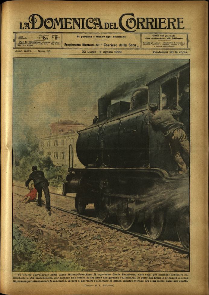 LA DOMENICA DEL CORRIERE. 30 luglio - 6 agosto 1922. …