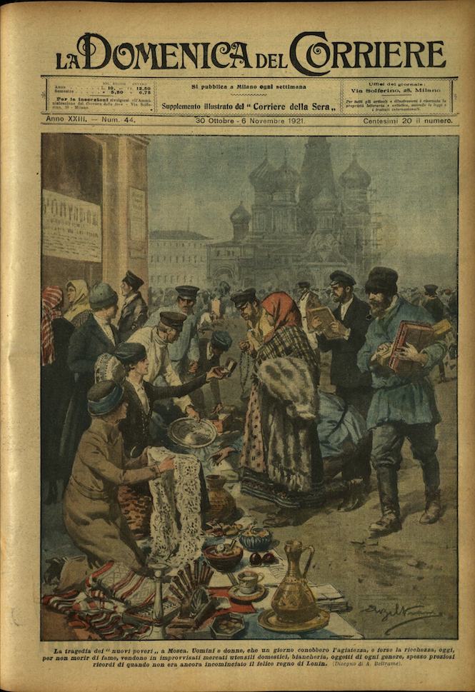 LA DOMENICA DEL CORRIERE. 30 ottobre - 6 novembre 1921. …