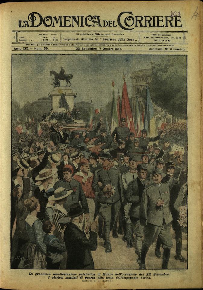 LA DOMENICA DEL CORRIERE. 30 settembre - 7 ottobre 1917. …