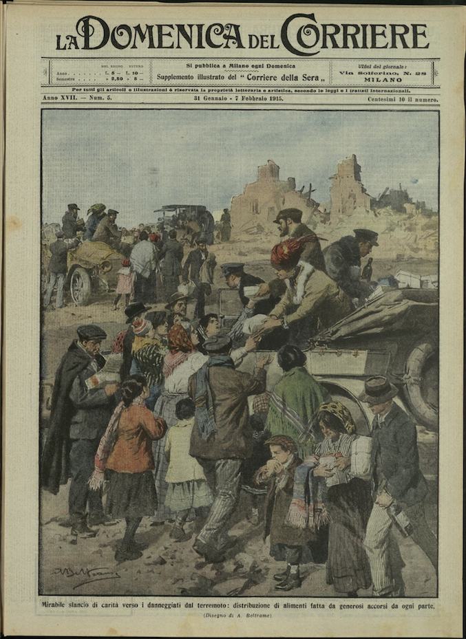 LA DOMENICA DEL CORRIERE. 31 gennaio - 7 febbraio 1915. …