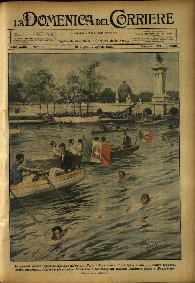 LA DOMENICA DEL CORRIERE. 31 luglio - 7 agosto 1921. …
