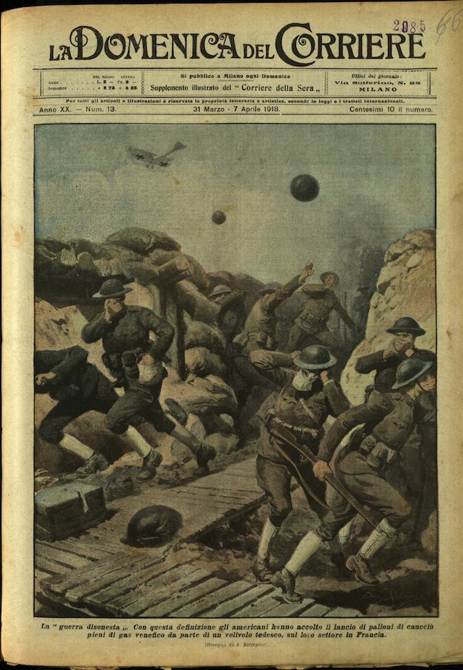 LA DOMENICA DEL CORRIERE. 31 marzo - 7 aprile 1918. …