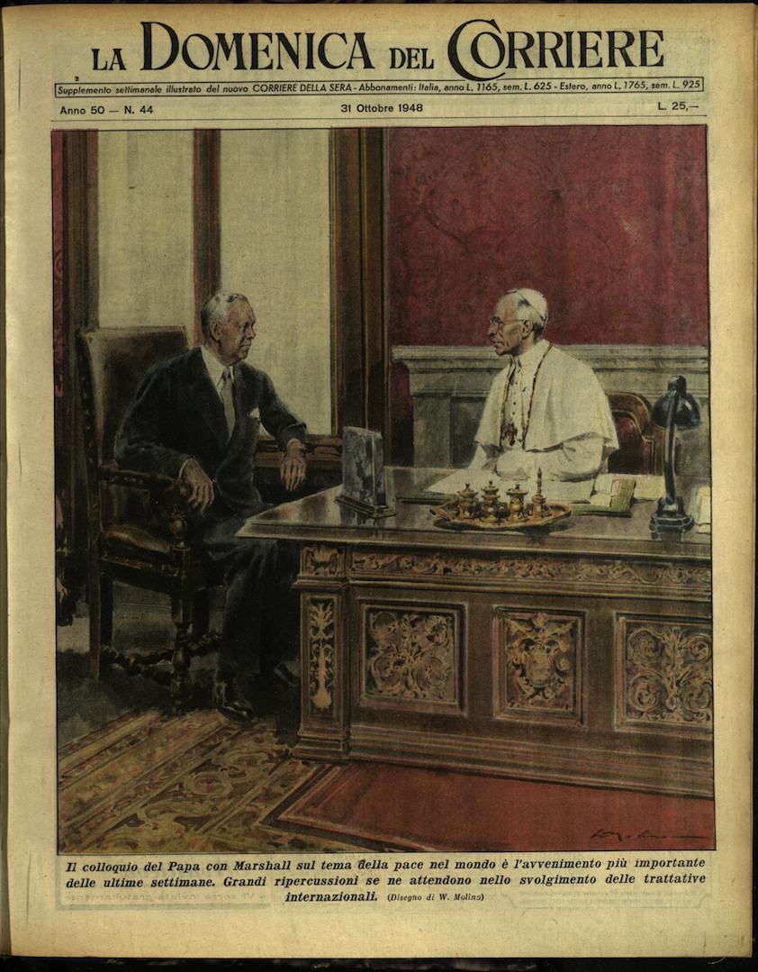 LA DOMENICA DEL CORRIERE. 31 ottobre 1948. Anno L - …