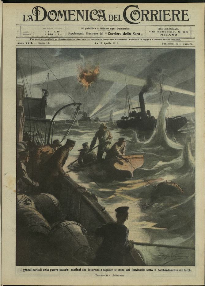 LA DOMENICA DEL CORRIERE. 4 - 11 aprile 1915. Anno …