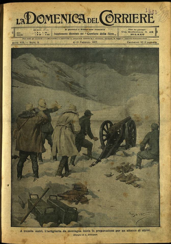 LA DOMENICA DEL CORRIERE. 4 - 11 febbraio 1917. Anno …