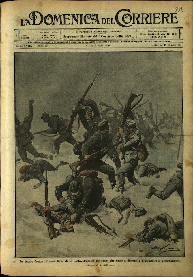 LA DOMENICA DEL CORRIERE. 4 - 11 giugno 1916. Anno …