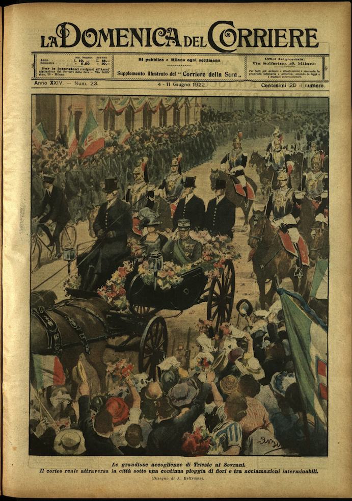LA DOMENICA DEL CORRIERE. 4 - 11 giugno 1922. Anno …