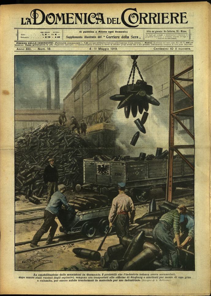LA DOMENICA DEL CORRIERE. 4 - 11 maggio 1919. Anno …