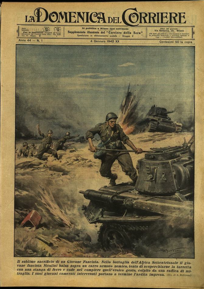 LA DOMENICA DEL CORRIERE. 4 gennaio 1942. Anno XLIV - …