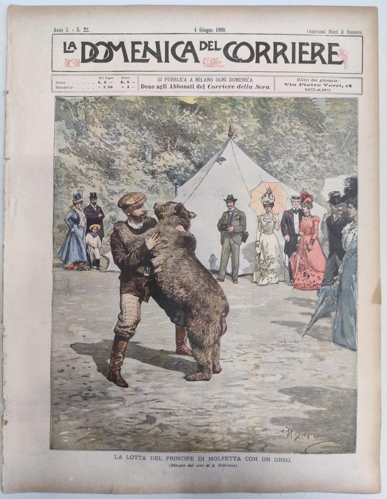LA DOMENICA DEL CORRIERE 4 Giugno 1899 Anno I - …