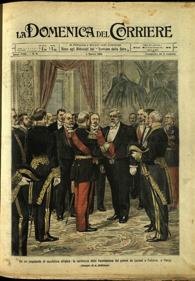 LA DOMENICA DEL CORRIERE. 4 Marzo 1906. Anno VIII - …