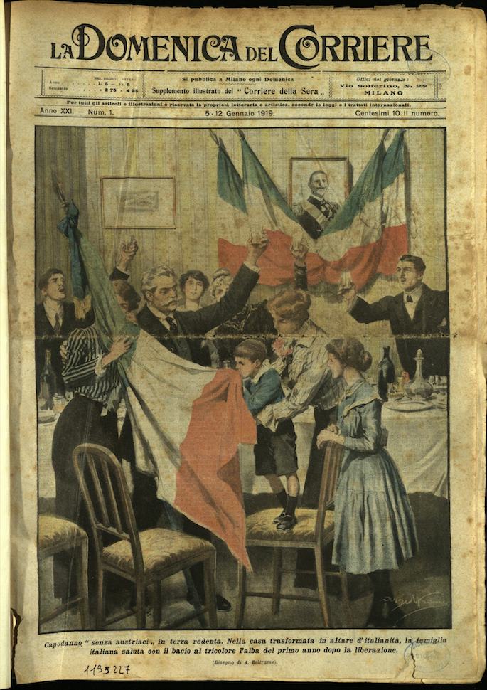 LA DOMENICA DEL CORRIERE. 5 - 12 gennaio 1919. Anno …