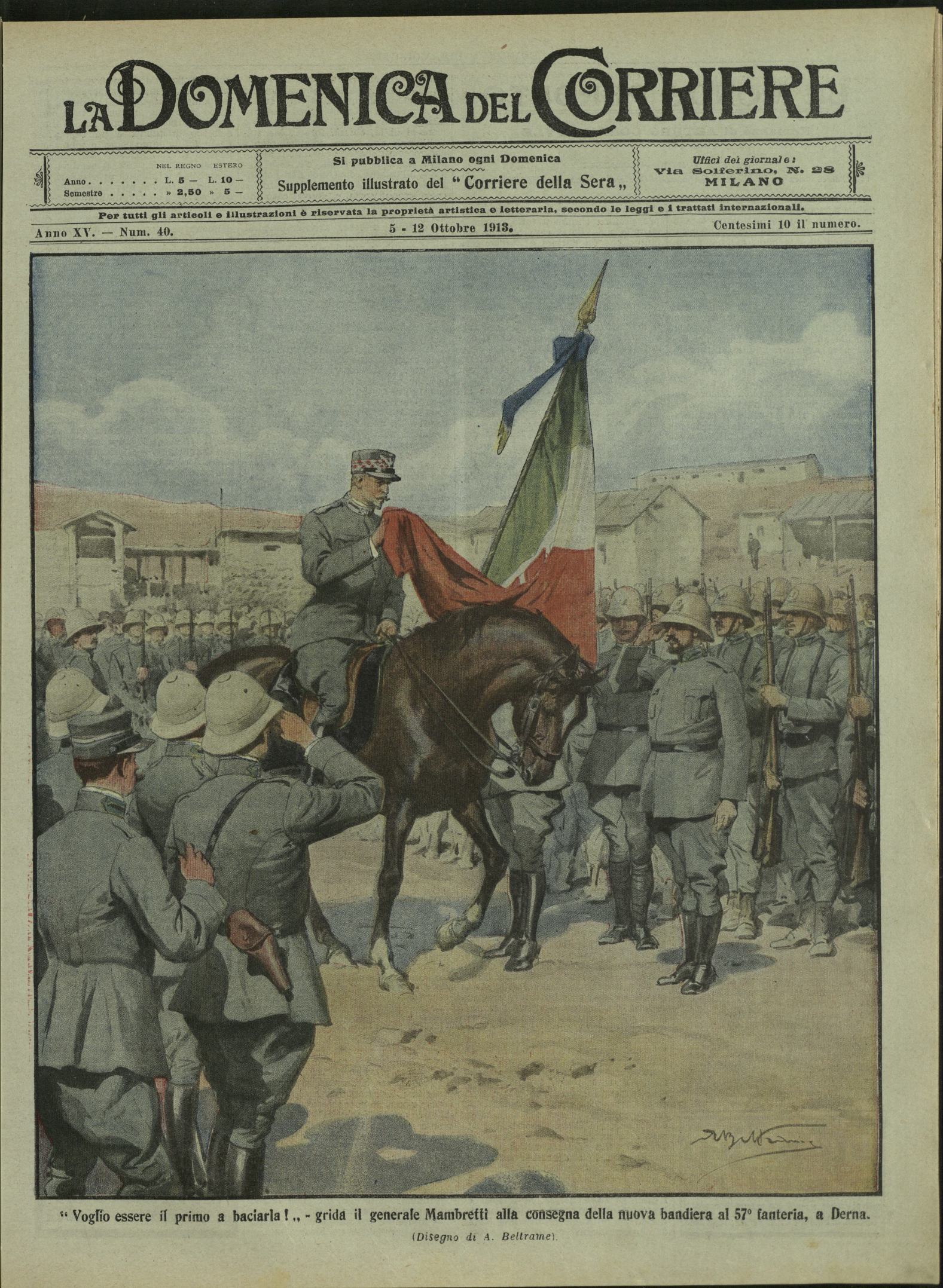 LA DOMENICA DEL CORRIERE. 5 - 12 Ottobre 1913. Anno …
