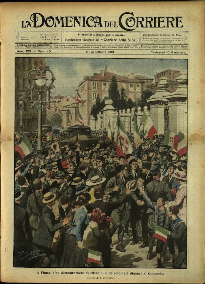 LA DOMENICA DEL CORRIERE. 5 - 12 ottobre 1919. Anno …