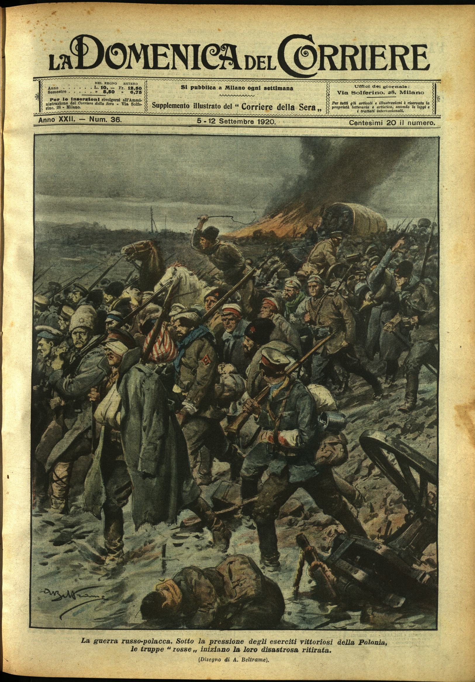 LA DOMENICA DEL CORRIERE. 5 - 12 Settembre 1920. Anno …