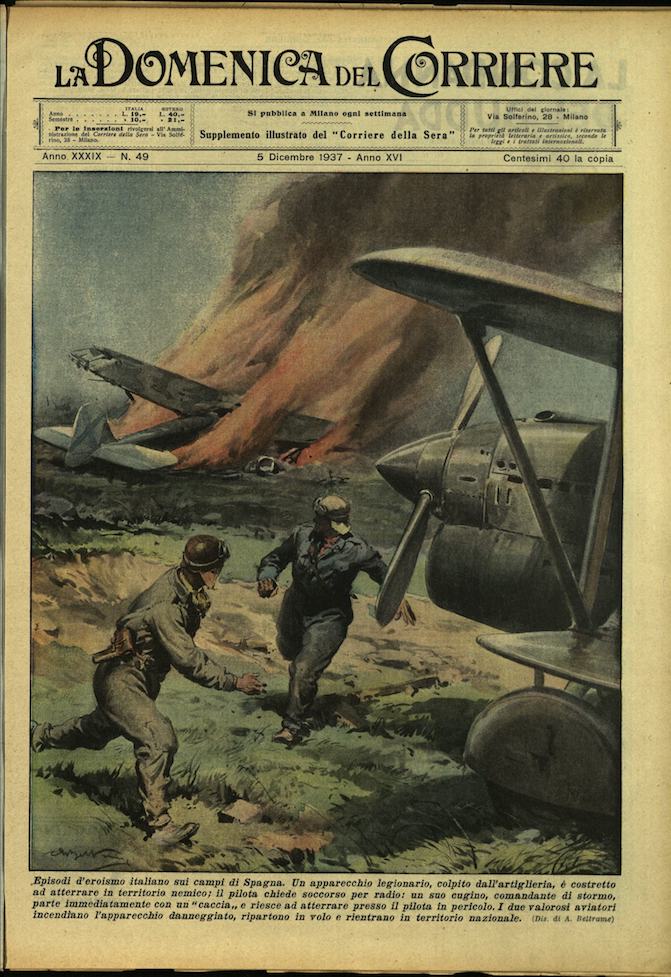 LA DOMENICA DEL CORRIERE 5 dicembre 1937 Anno XXXIX - …