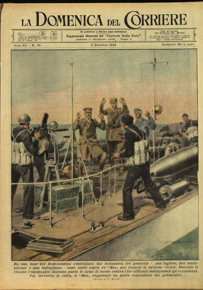 LA DOMENICA DEL CORRIERE. 5 dicembre 1943. Anno XLV - …