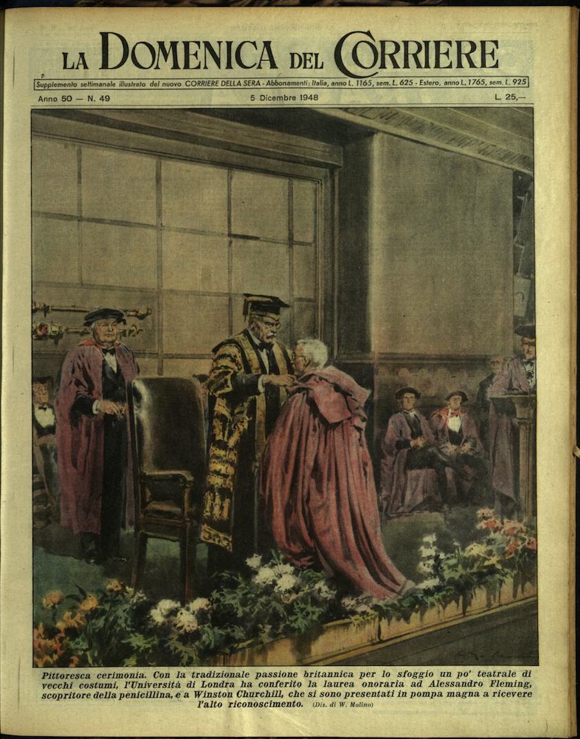 LA DOMENICA DEL CORRIERE. 5 dicembre 1948. Anno L - …