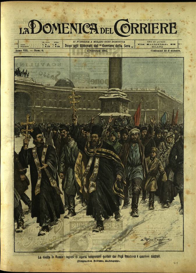 LA DOMENICA DEL CORRIERE. 5 Febbraio 1905. Anno VII - …