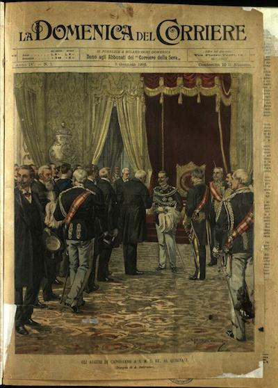 LA DOMENICA DEL CORRIERE. 5 gennaio 1902. Anno IV - …