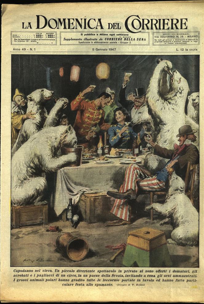 LA DOMENICA DEL CORRIERE. 5 Gennaio 1947. Anno XLIX - …