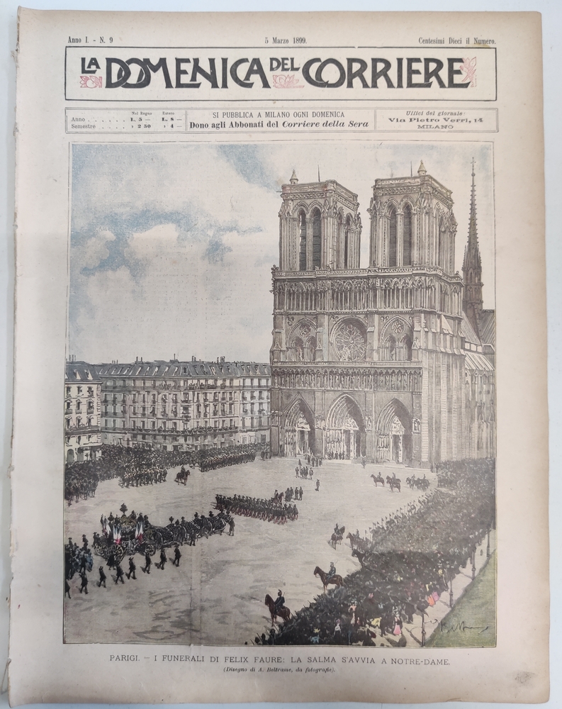 LA DOMENICA DEL CORRIERE 5 Marzo 1899 Anno I - …