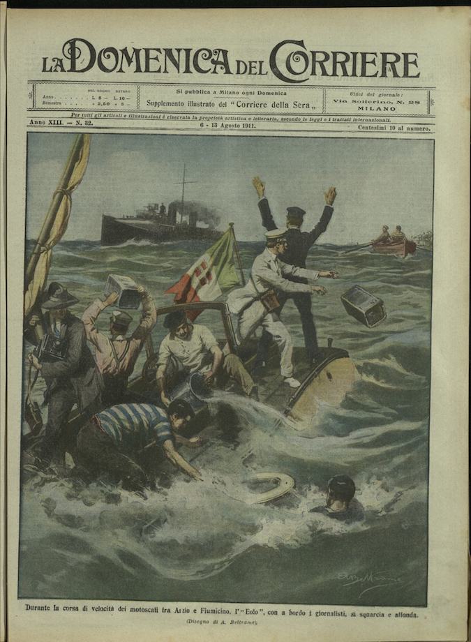 LA DOMENICA DEL CORRIERE. 6 - 13 Agosto 1911. Anno …