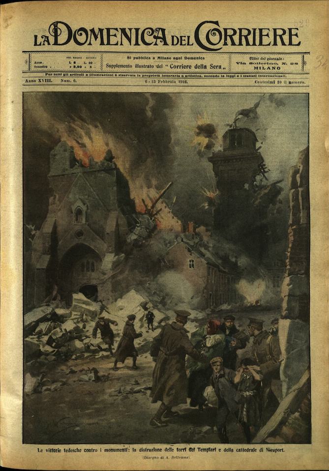 LA DOMENICA DEL CORRIERE. 6 - 13 febbraio 1916. Anno …
