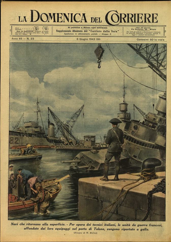 LA DOMENICA DEL CORRIERE. 6 giugno 1943. Anno XLV - …