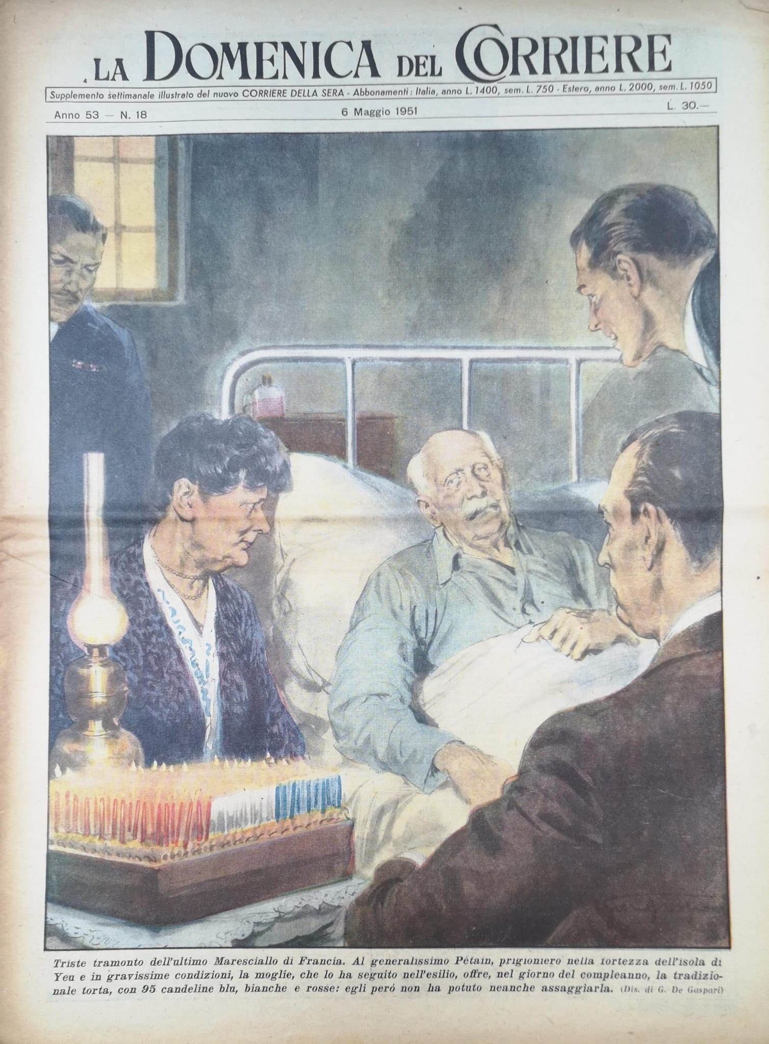 LA DOMENICA DEL CORRIERE 6 Maggio 1951 Anno LIII - …