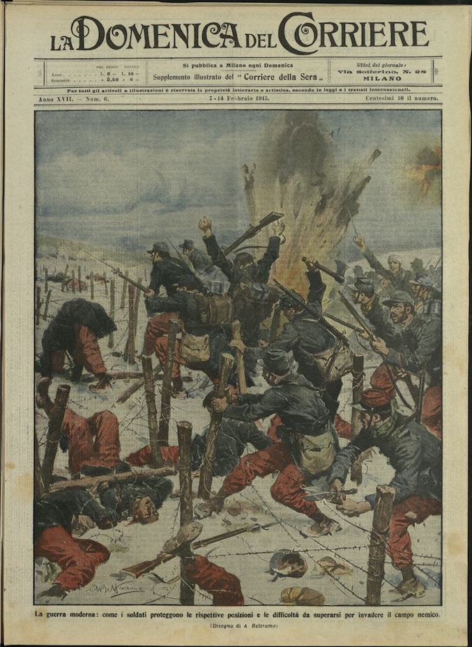 LA DOMENICA DEL CORRIERE. 7 - 14 febbraio 1915. Anno …
