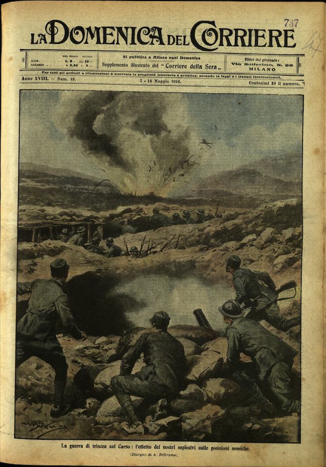 LA DOMENICA DEL CORRIERE. 7 - 14 maggio 1916. Anno …
