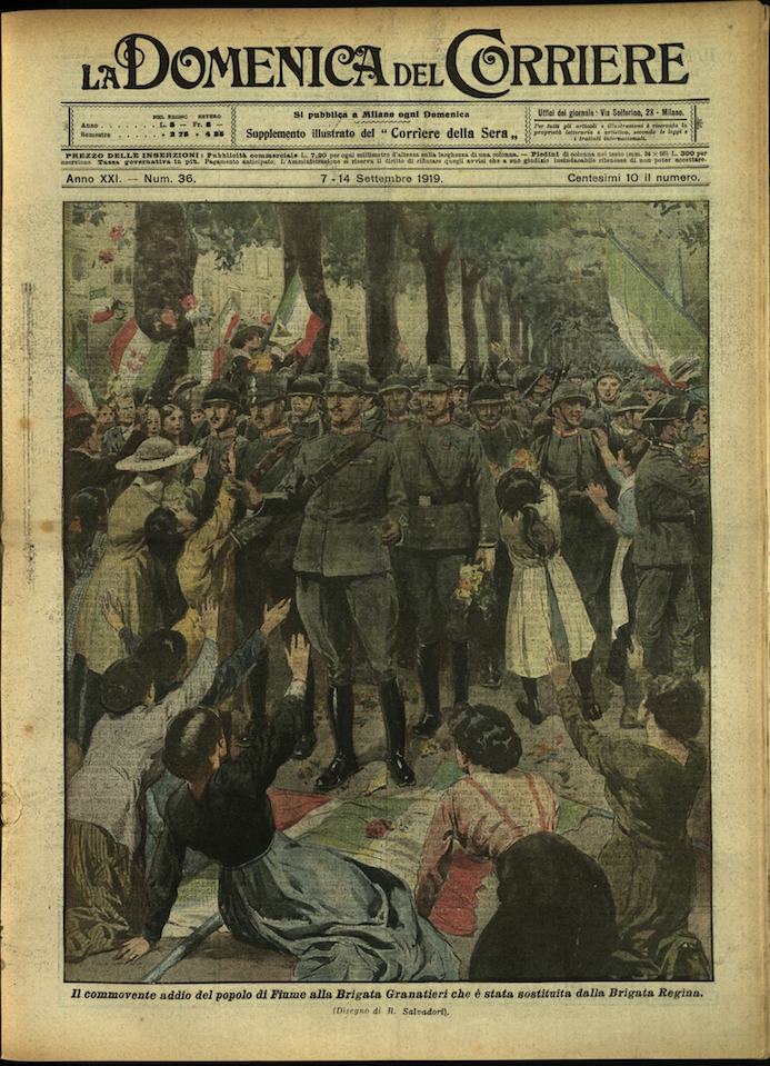LA DOMENICA DEL CORRIERE. 7 - 14 Settembre 1919. Anno …