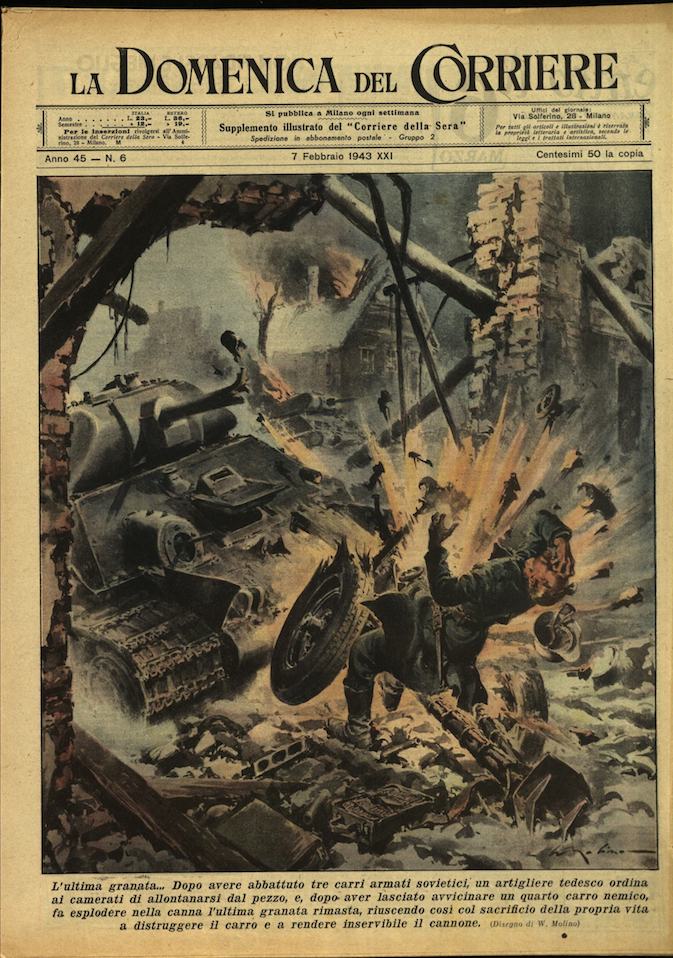 LA DOMENICA DEL CORRIERE. 7 febbraio 1943. Anno XLV - …