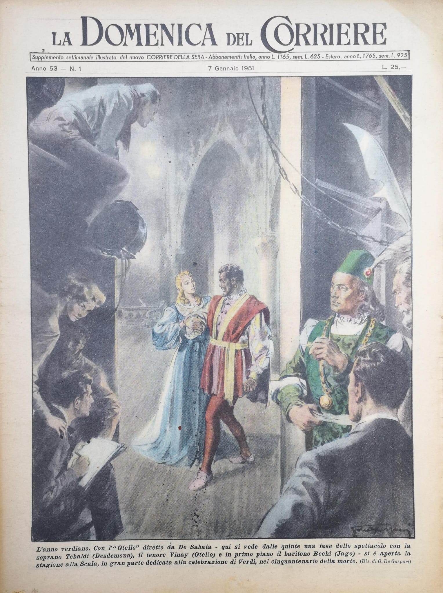 LA DOMENICA DEL CORRIERE 7 gennaio 1951 Anno LIII - …