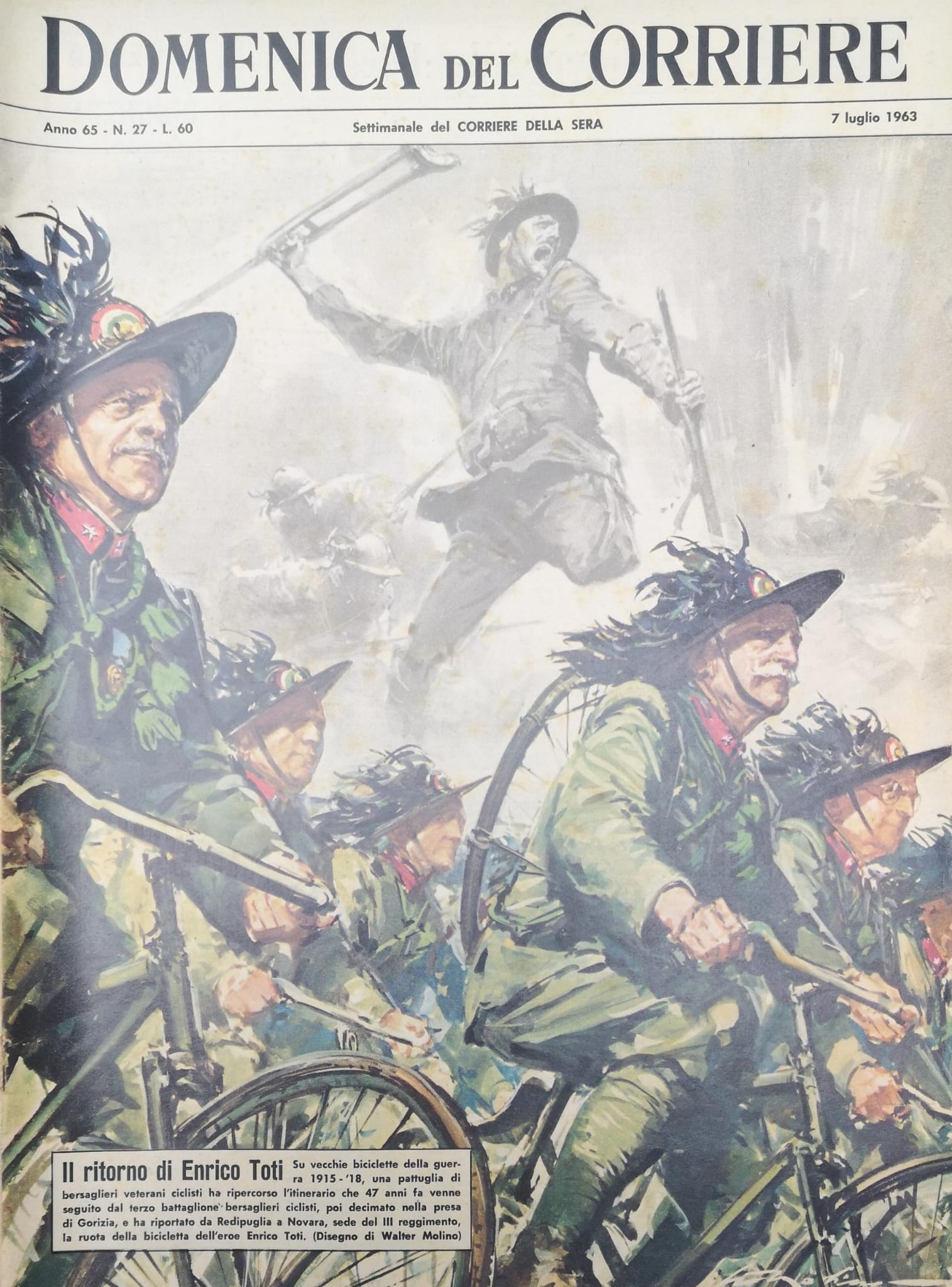 LA DOMENICA DEL CORRIERE 7 Luglio 1963 Anno 65 - …