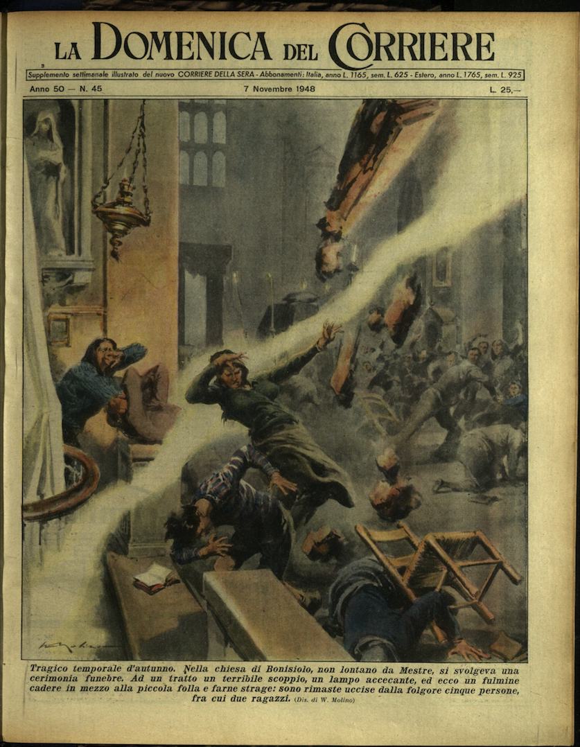 LA DOMENICA DEL CORRIERE. 7 novembre 1948. Anno L - …