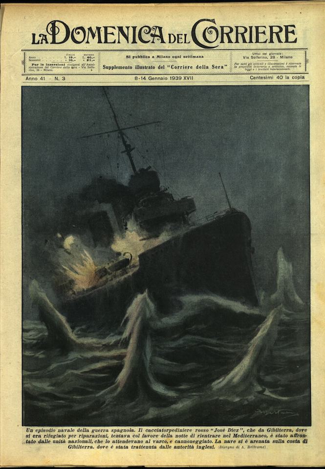 LA DOMENICA DEL CORRIERE 8 - 14 gennaio 1939 Anno …