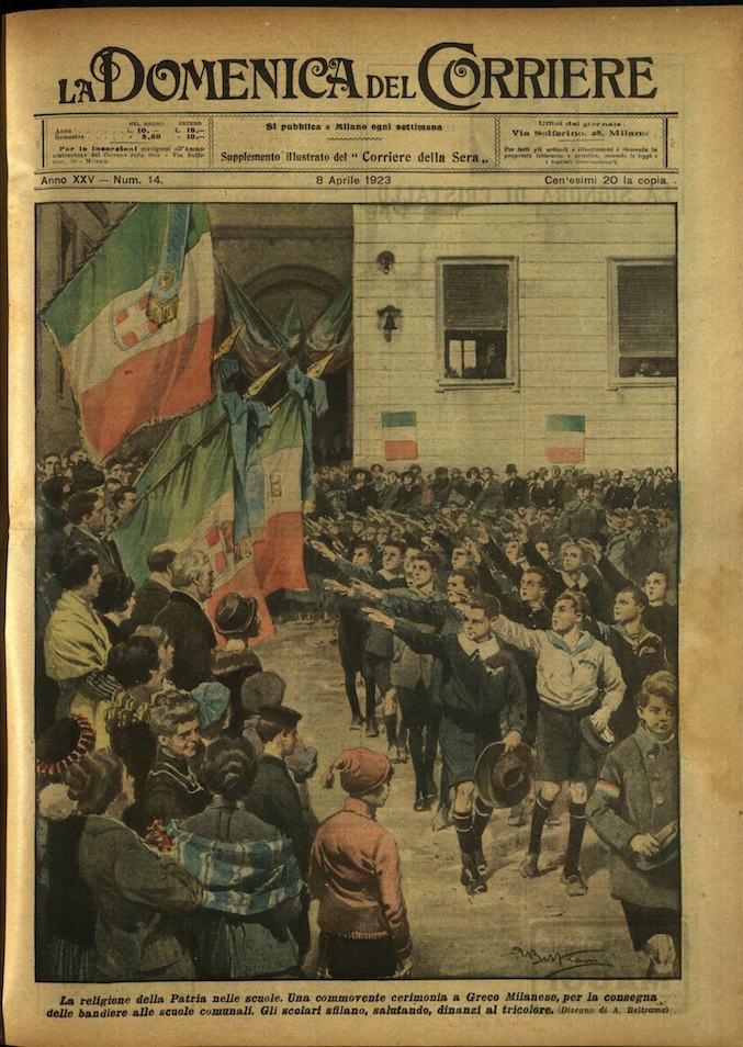 LA DOMENICA DEL CORRIERE. 8 aprile 1923. Anno XXV - …