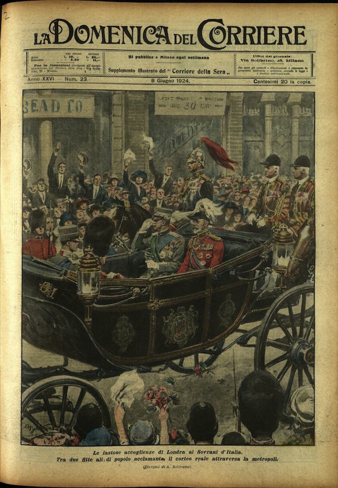LA DOMENICA DEL CORRIERE. 8 Giugno 1924. Anno XXVI - …