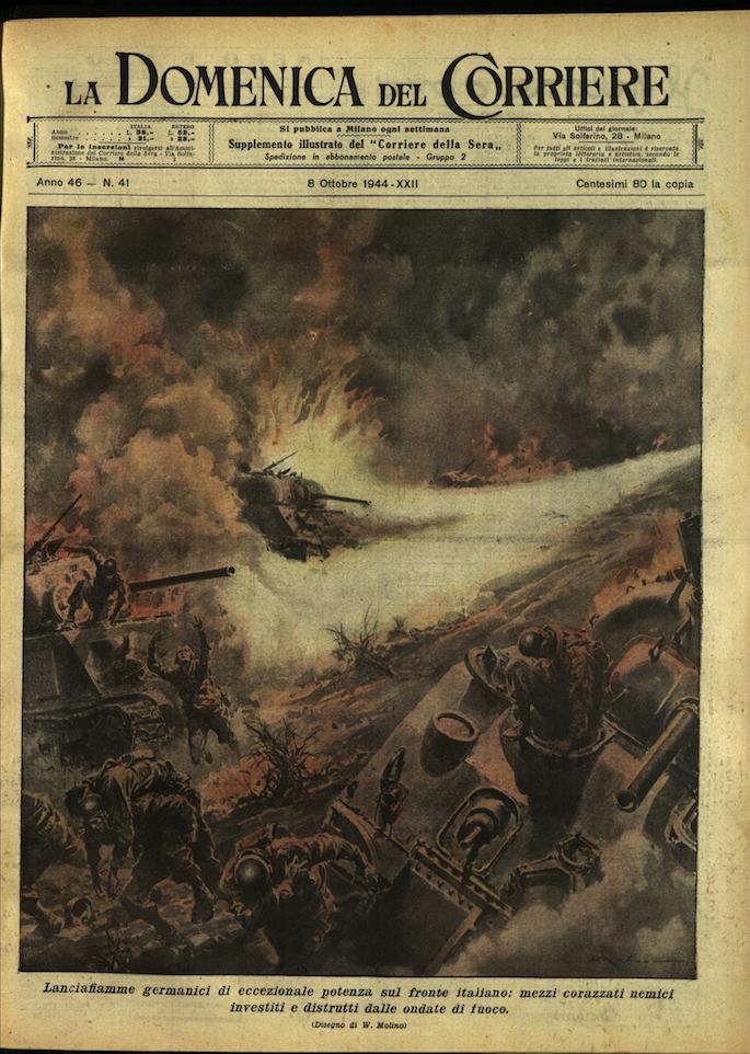 LA DOMENICA DEL CORRIERE. 8 ottobre 1944. Anno XLVI - …