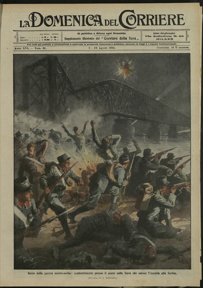 LA DOMENICA DEL CORRIERE. 9 - 16 Agosto 1914. Anno …