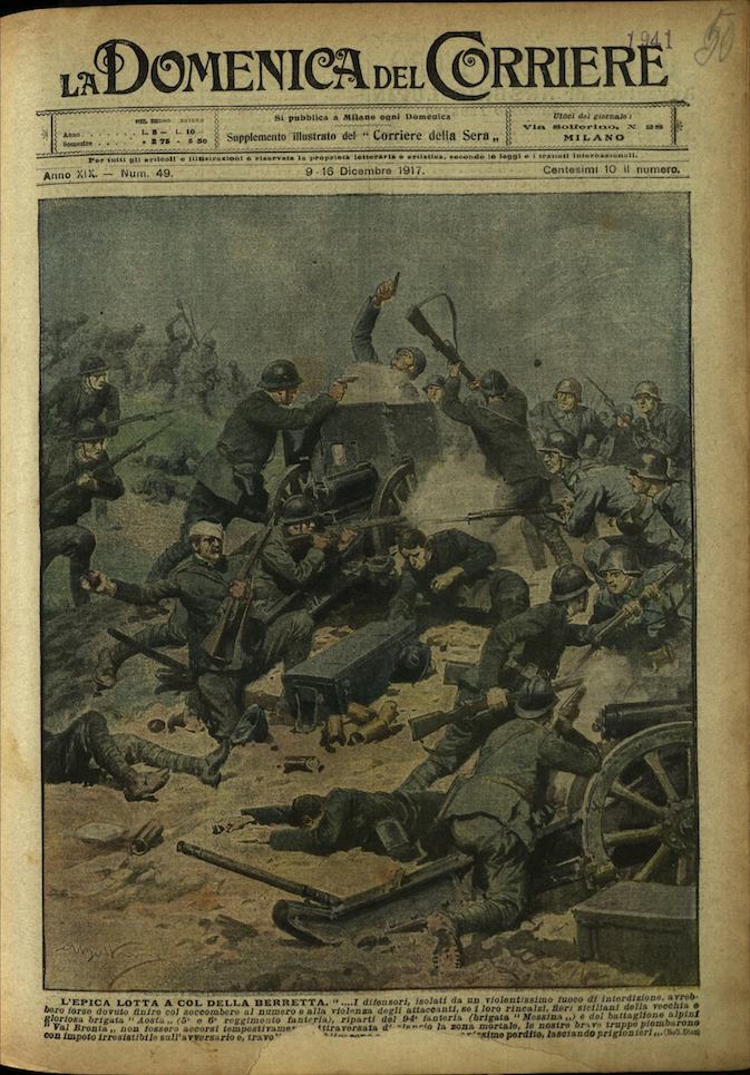 LA DOMENICA DEL CORRIERE. 9 - 16 Dicembre 1917. Anno …