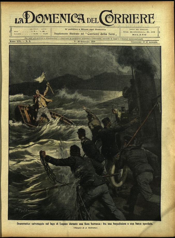 LA DOMENICA DEL CORRIERE. 9 - 16 Gennaio 1910. Anno …