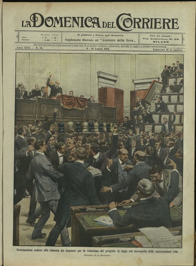 LA DOMENICA DEL CORRIERE. 9 - 16 Luglio 1911. Anno …
