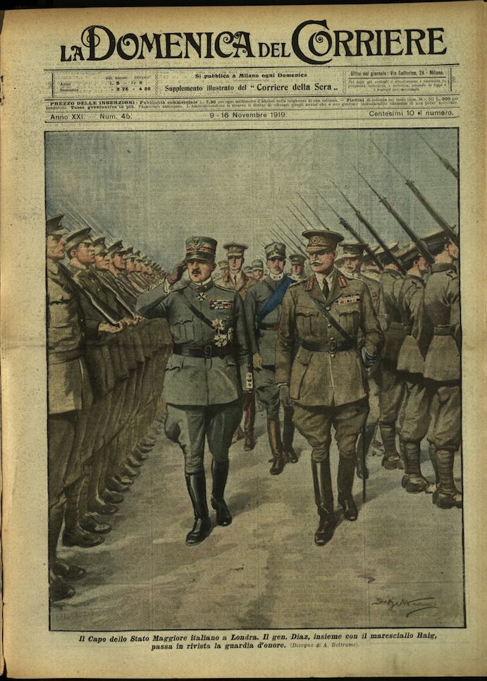 LA DOMENICA DEL CORRIERE. 9 - 16 novembre 1919. Anno …