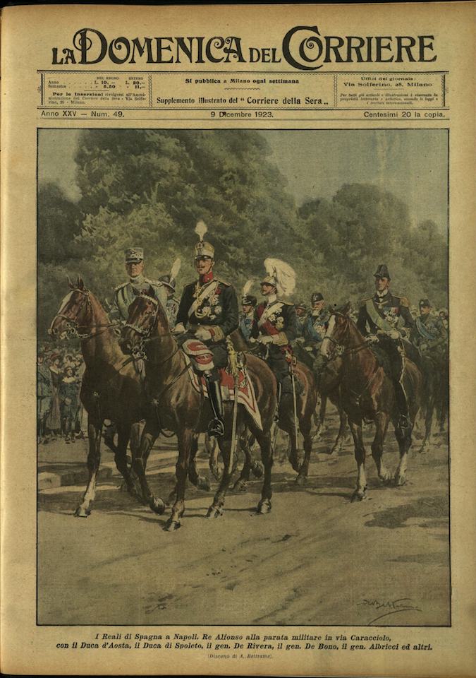 LA DOMENICA DEL CORRIERE. 9 dicembre 1923. Anno XXV - …