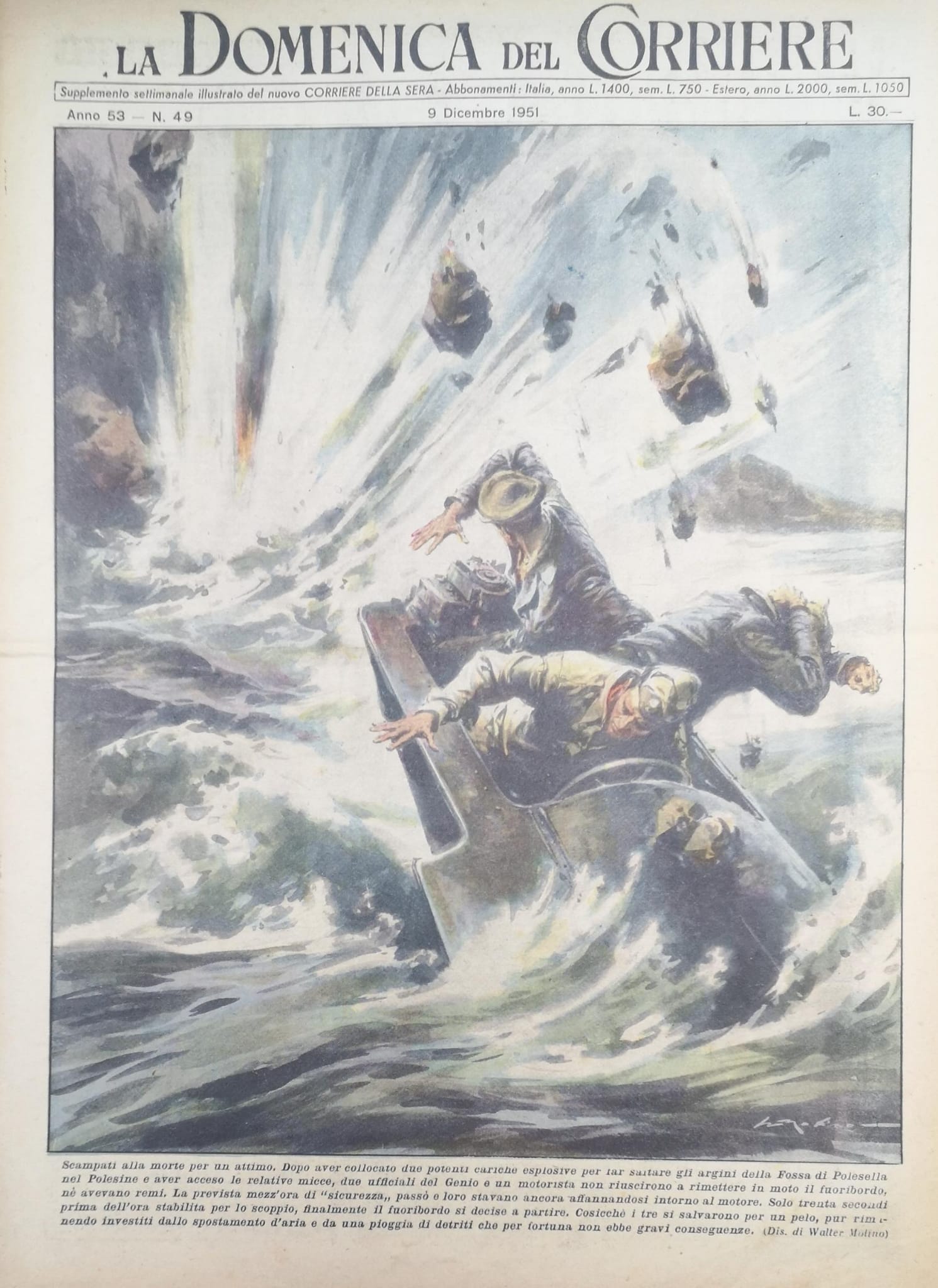 LA DOMENICA DEL CORRIERE 9 Dicembre 1951 Anno LIII - …